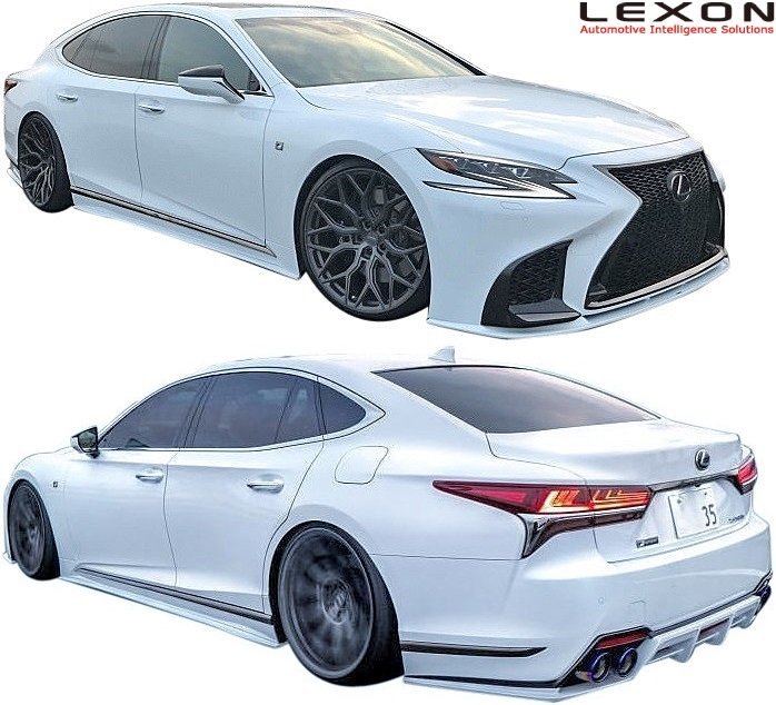【M’s】 レクサス 50系 LS F-SPORT 前期 (2017/10-2020/10) LEXON EXCLUSIVE フルエアロ 3P レクソン エアロ パーツ セット フルキット拍卖
