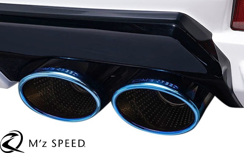 【M’s】 40 ヴェルファイア 2.5HV 2WD 2023.6- M'z SPEED エキゾーストシステム チタンカラーテール マフラー MZ113 パーツ 3043-0145-02拍卖