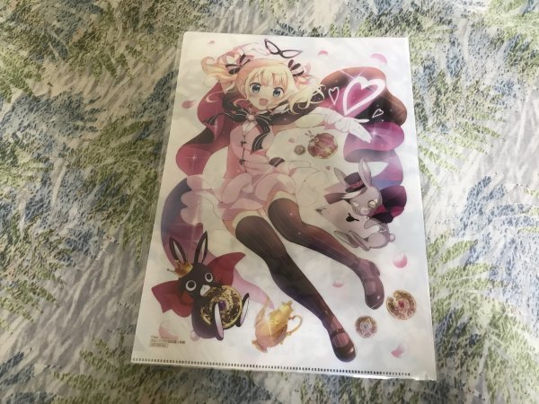 224クリアファイル ご注文はうさぎですか 画集 Cafe de Etoile メロンブックス特典 ココア チノ シャロ リゼ 千夜拍卖