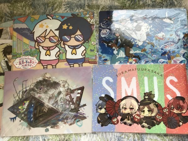 227クリアファイル 歌い手 そらる×まふまふ そらまふ うらさか まとめ 4枚セット ふゆやすみ After the Rain 富士急拍卖