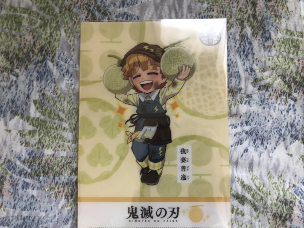227クリアファイル 鬼滅の刃 収穫祭 2023  善逸 鬼滅カフェ ufotable cafe拍卖