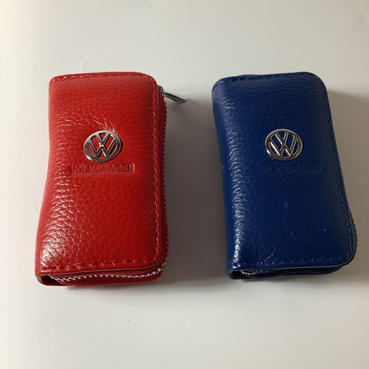 フォルクスワーゲン キーケース 赤 青 どちらか選択拍卖