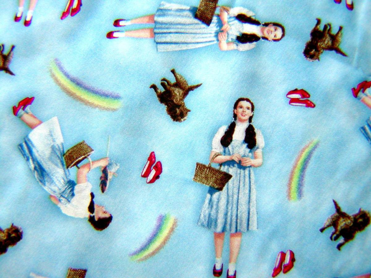 USA生地★ オズの魔法使い 水色 虹拍卖