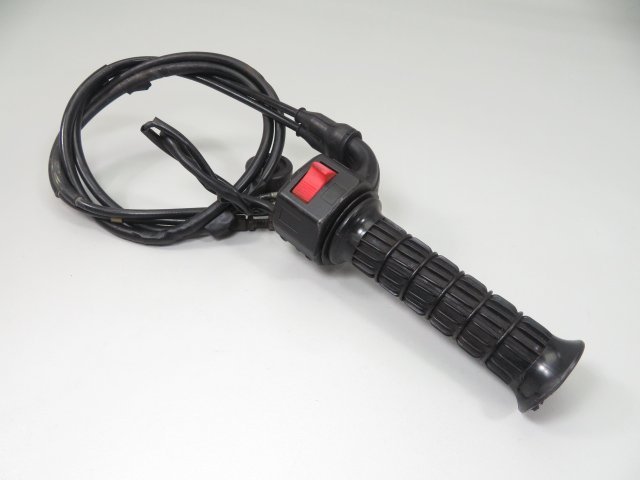 セロー225/1KH 純正 右側 ハンドルスイッチ/スロットル おまけ アクセルワイヤー 実動車外し 検 ノーマル カスタム 1 3RW 4JG DG08J A拍卖