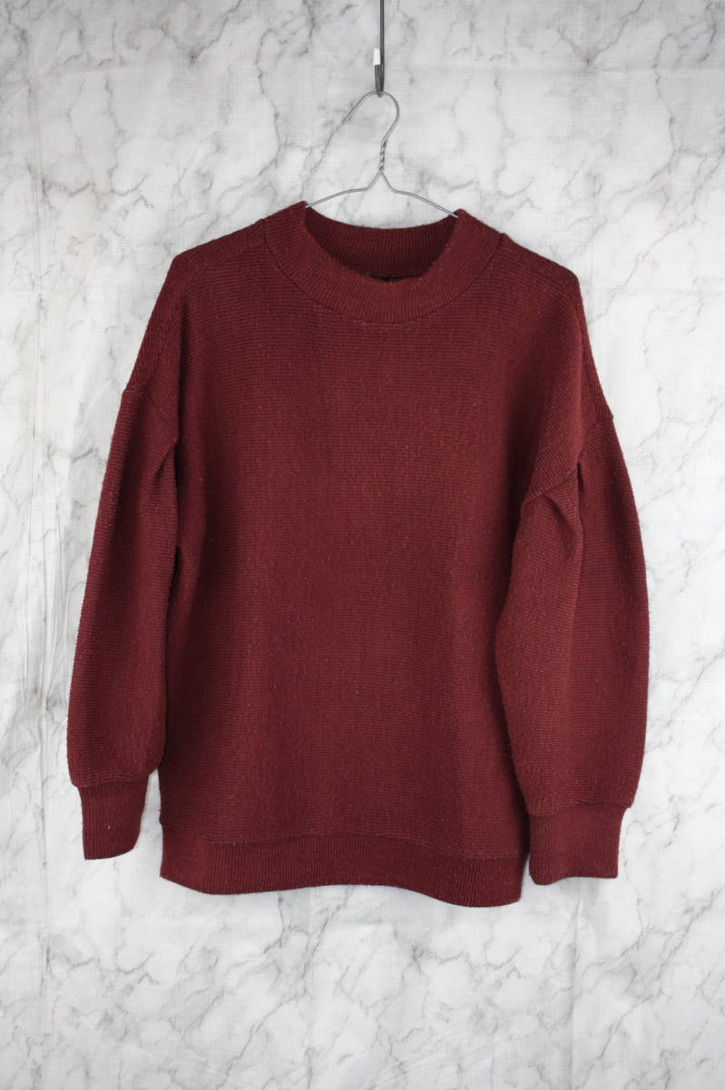 HK WORKS LONDON ニット セーター エンジ Mサイズ レディース拍卖