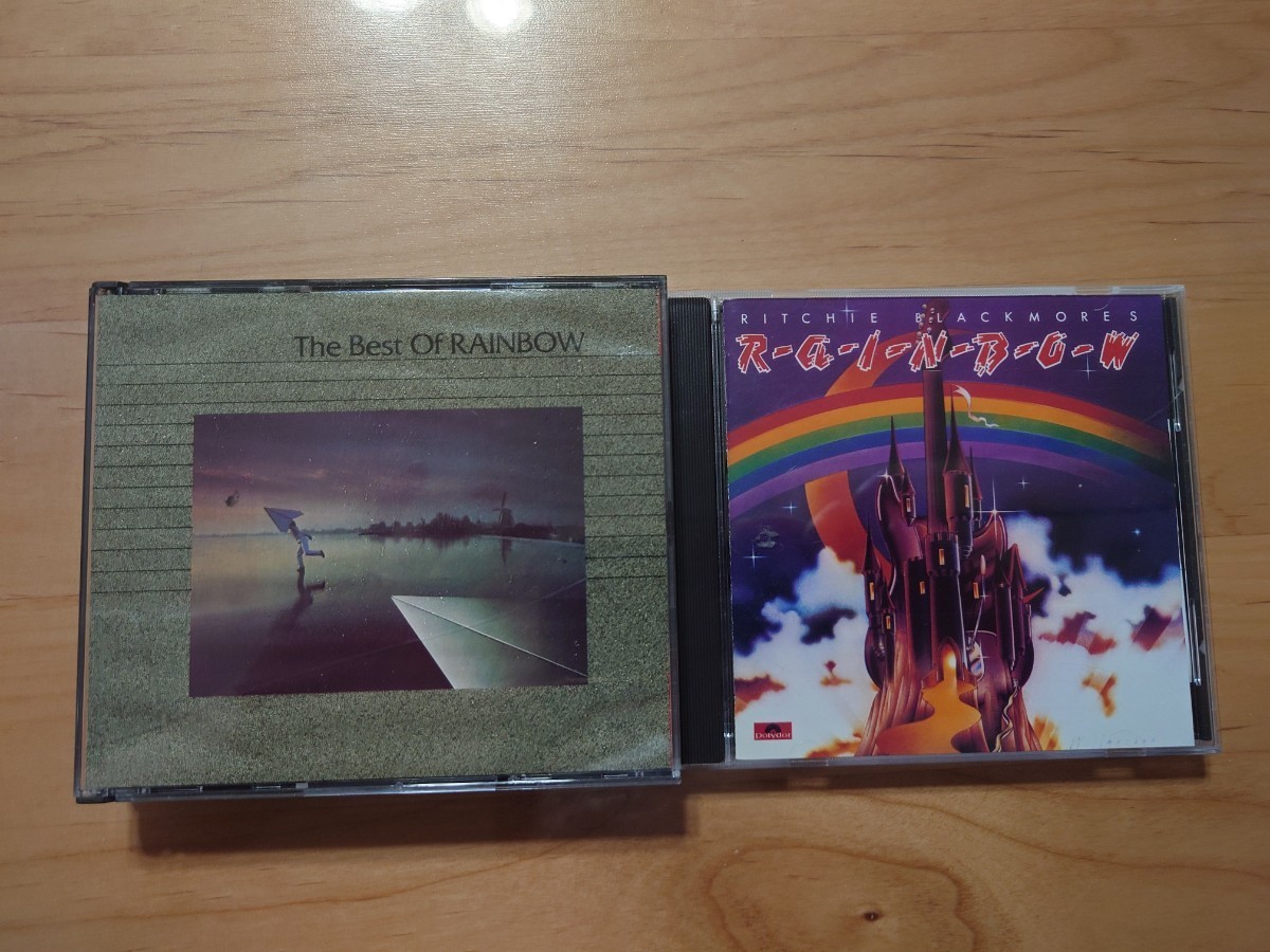 ★レインボー Rainbow★Ritchie blackmore's rainbow 国内盤★The Best Of Rainbow★2CD★中古品★ジャケット経年傷み、汚れ拍卖