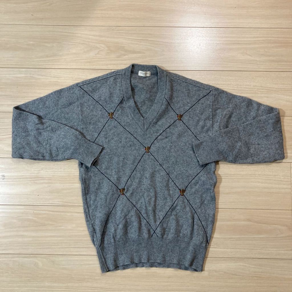 VELA BLANCA HOMME セーター Mサイズ グレー 日本製拍卖