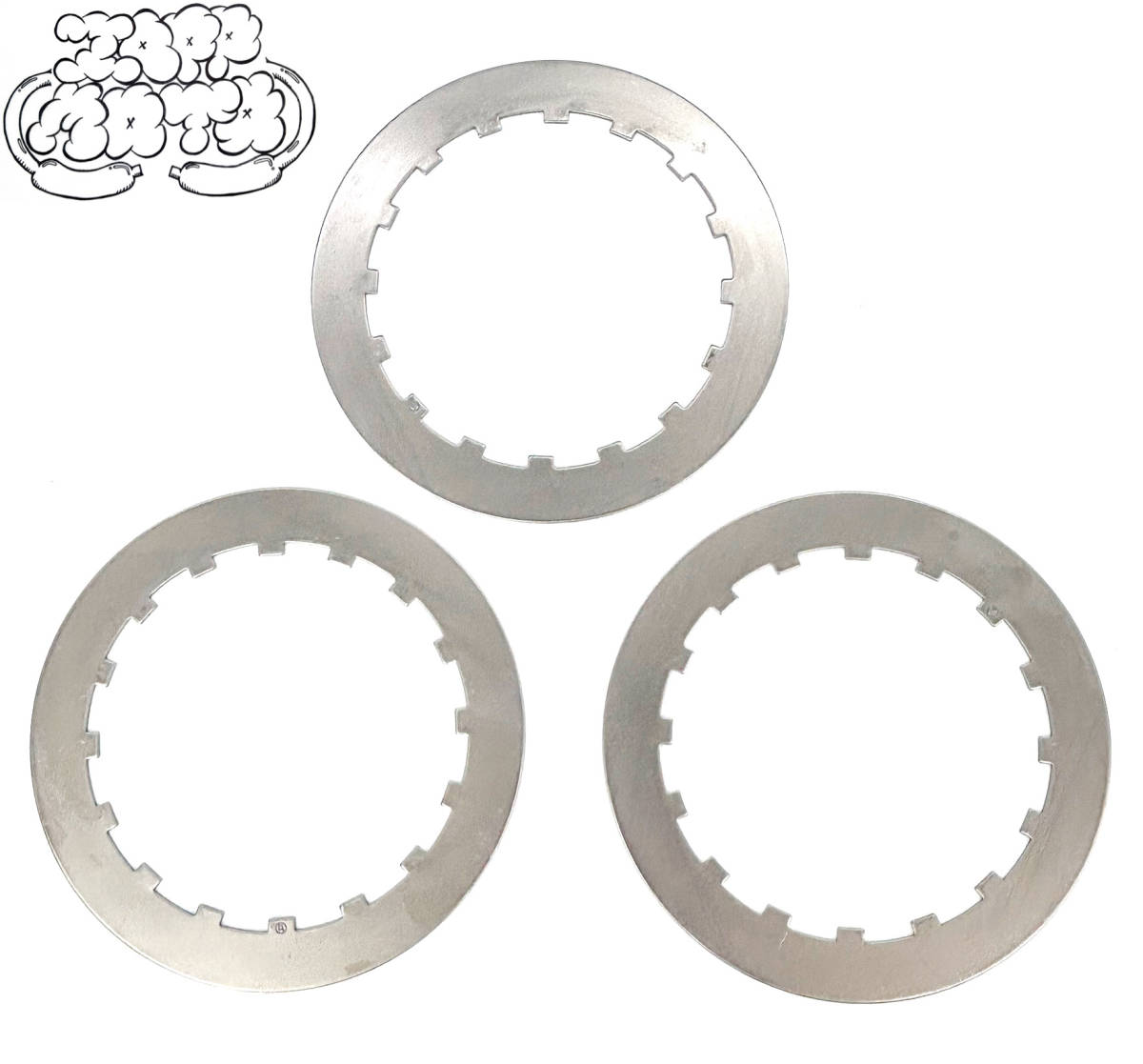 ◆◇新品 リプロ◇◆650RS W3 W1 W1S W1SA クラッチスチールプレート3枚セット KAWSAKI カワサキ拍卖