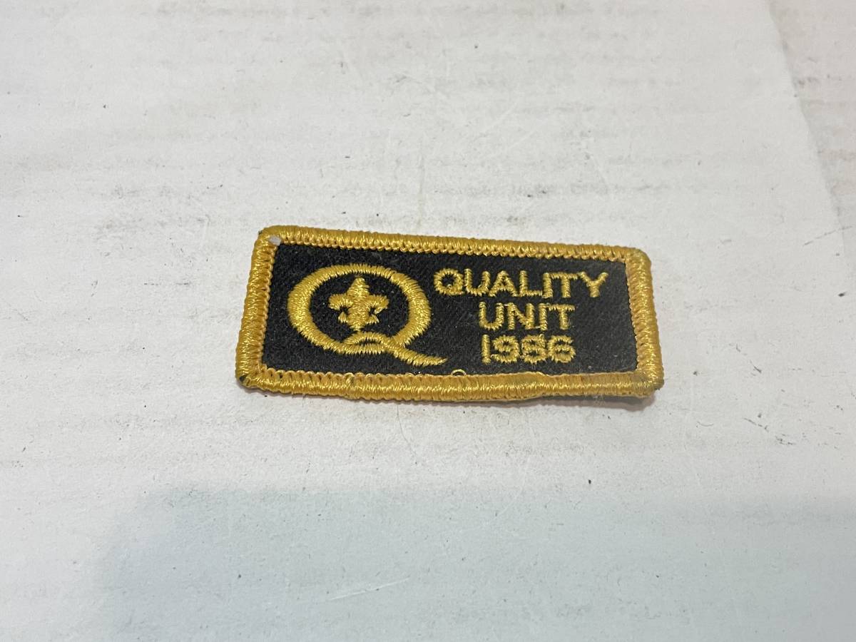 ワッペン アメリカ QUALITY UNIT 1986拍卖