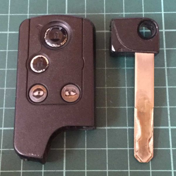 HD13446点灯 ホンダ 純正 72147-SJK-N21 スマートキー キーレス リモコン ステップワゴン フリード エリシオン等 パワースライド 4ボタン拍卖