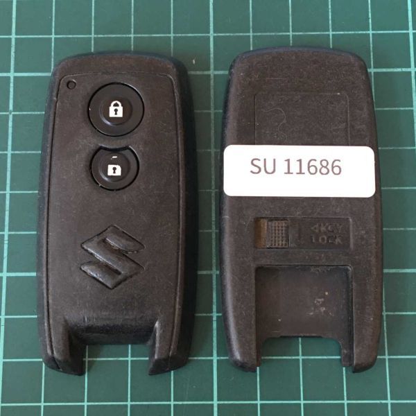 SU11686 スズキ BX217BW10GE4 2ボタン スマートキー キーレスリモコン モコ セルボ フレア ワゴンR MRワゴン等 日産マツダAZワゴン MG22S拍卖