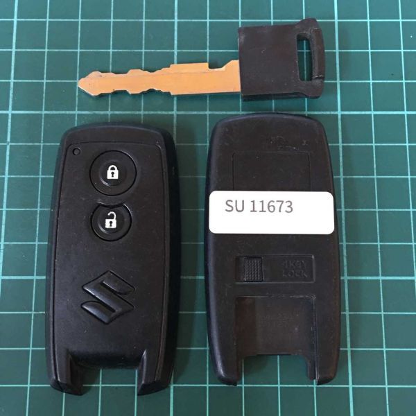 SU11673 スズキ U43PB14B 2ボタン スマートキー キーレスリモコン モコ セルボ フレア ワゴンR MRワゴン等 日産マツダAZワゴン MG22S MH22S拍卖