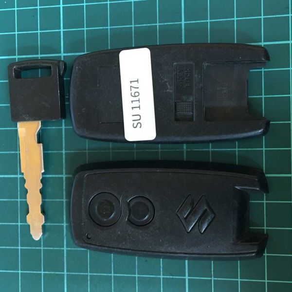SU11671 スズキ U43PB14B 2ボタン スマートキー キーレスリモコン モコ セルボ フレア ワゴンR MRワゴン等 日産マツダAZワゴン MG22S MH22S拍卖