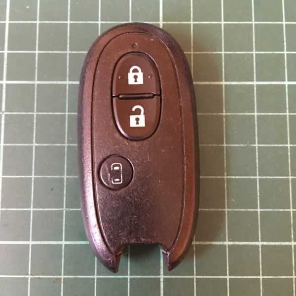 SU11663 スズキ 純正 007YUUL0212スマートキーレス パレット ソリオ ルークス等MK21S MA15S 日産 スライド 3ボタン拍卖