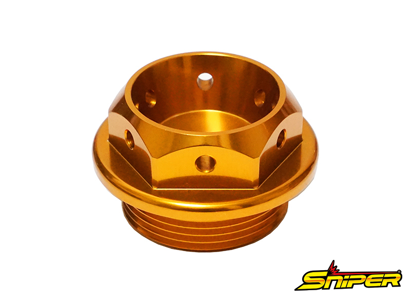 カワサキ スズキアルミ製 オイルフィラーキャップ 金 M30 x P1.5 汎用 SNIPER スナイパー SP0138GD拍卖