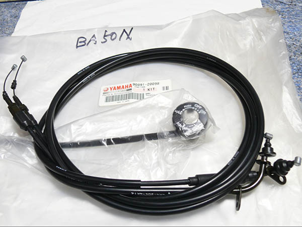 ギア スロットルケーブル ヤマハ 純正 90891-20098 BA50 アクセルワイヤー拍卖