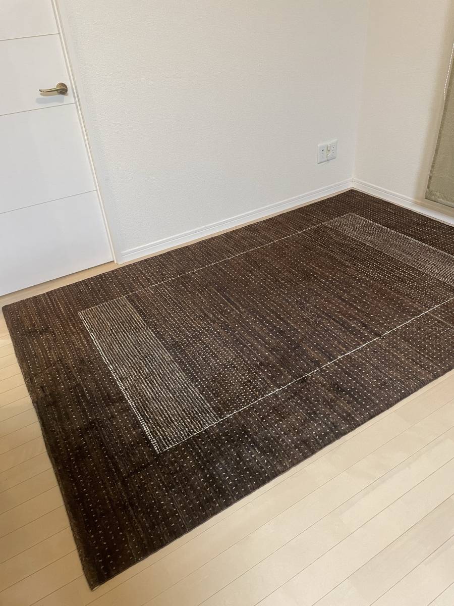 大塚家具購入 絨毯 ラグ カーペット ガゼニウールアブラッシュ パキスタン段通拍卖