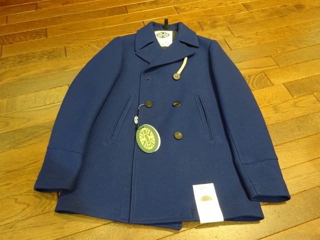 激安!新品 送料無料 イタリア カンプリン Pコート ロイヤルブルー 52拍卖