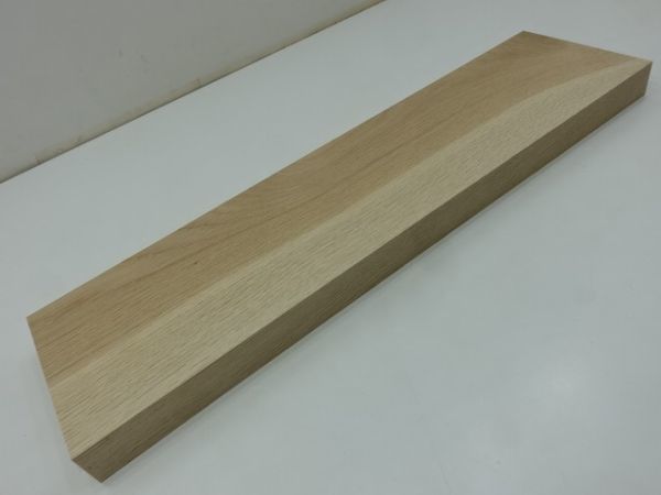 No,5460-8 ホワイトオーク 厚さ30.0mm×長さ501mm×幅129mm おてがる配送発送サイズ80 楢拍卖