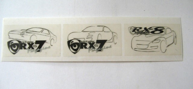 レア品・●RX-7 MAGAZINE/ 正規品・Rotary・ドレスアップステッカー・RX-8 /未使用品●拍卖
