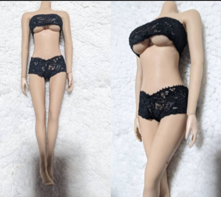 1/6ドール用 TBLeague ファイセンS07 クールガール ルーム ブラックインナーウェア拍卖
