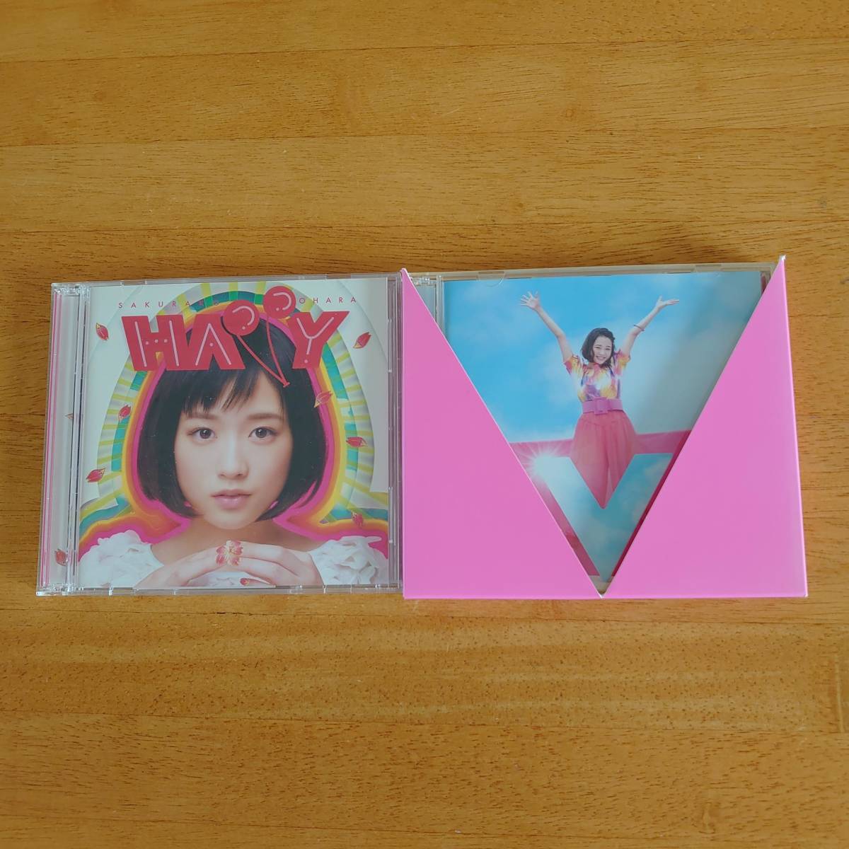 大原櫻子 V (ビバ) (VIVA盛盤) / HAPPY(SPECIAL HAPPY盤) 2枚セット 【CD+DVD】M4439拍卖