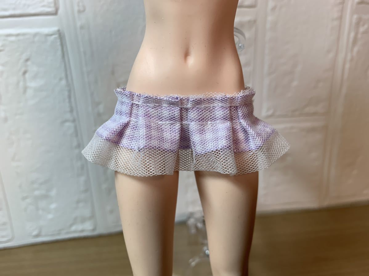 1/6 フィギュア ドール TBLeague 衣装 レース紫白ヒラスカート かわいい きれい 人形 クールガール カスタムドール 素体は付きません。拍卖