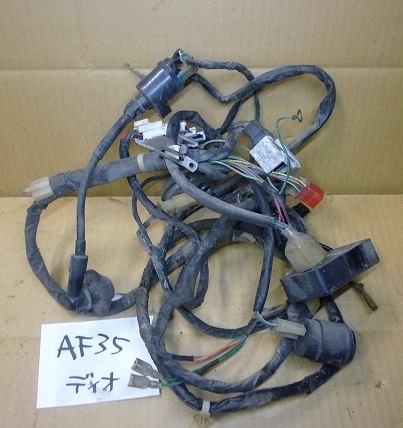 AF35 ライブディオ 電装ハーネス 他セット (検 honda AF34 AF34E live dio プラグコード リレー 横ディオ ZX イグニッションコイル CDI拍卖