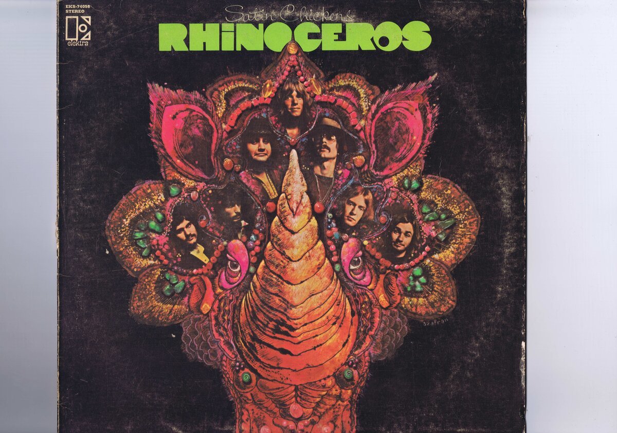 オリジナルインナースリーブ付き US盤 LP Rhinoceros / Satin Chickens EKS 74056拍卖
