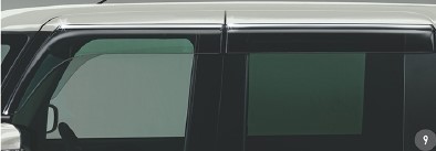 タント タントカスタム LA600S LA610S 後期:純正 ワイドバイザー(ステンレスモール付)(廃盤、残り在庫わずか)拍卖