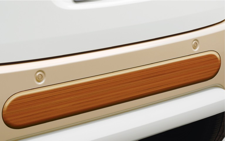 キャンバス 800系 前期:純正 リヤバンパーストライプ(ウッド調)(廃盤 残り在庫わずか)拍卖