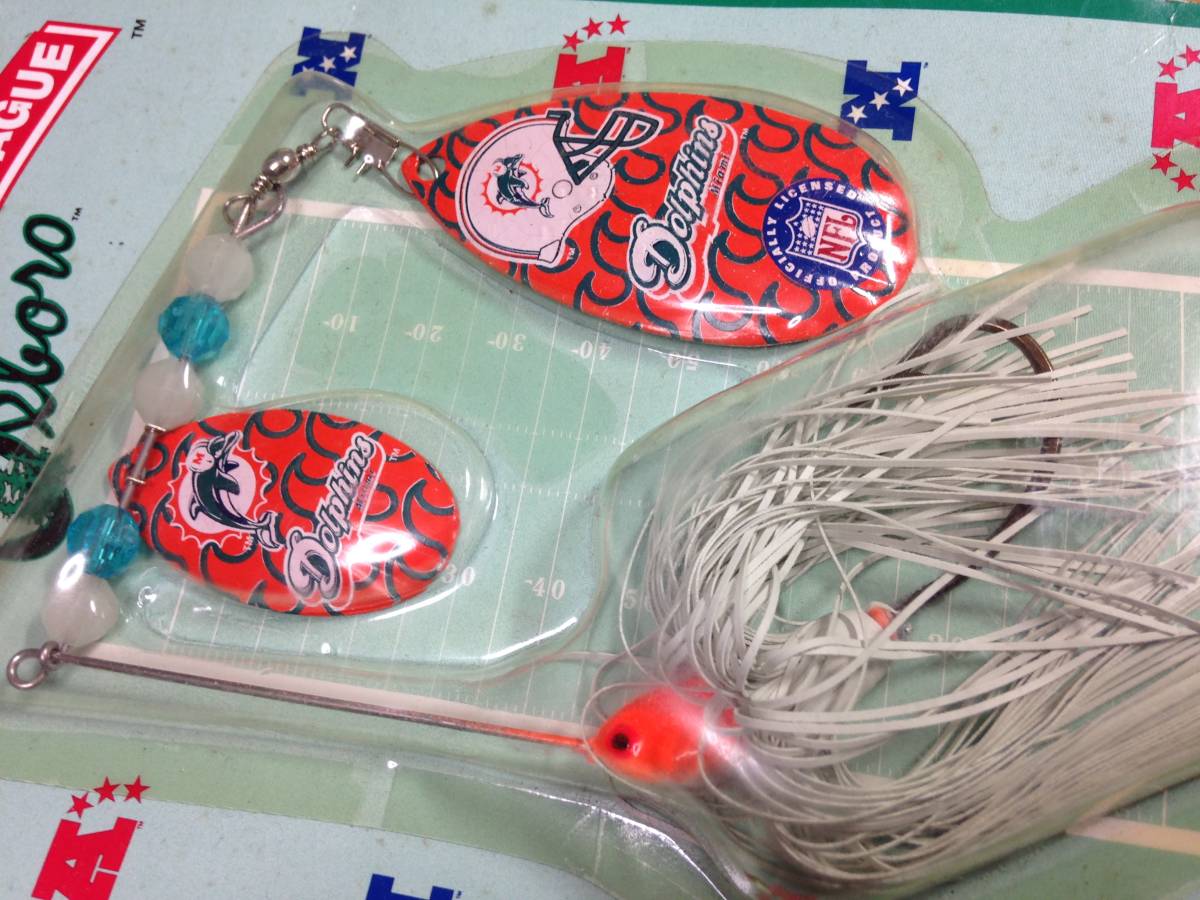 ★OXBORO★ オックスボロ タンデム スピナーベイト NFL DOLPHINS マイアミ・ドルフィンズ #21-348拍卖