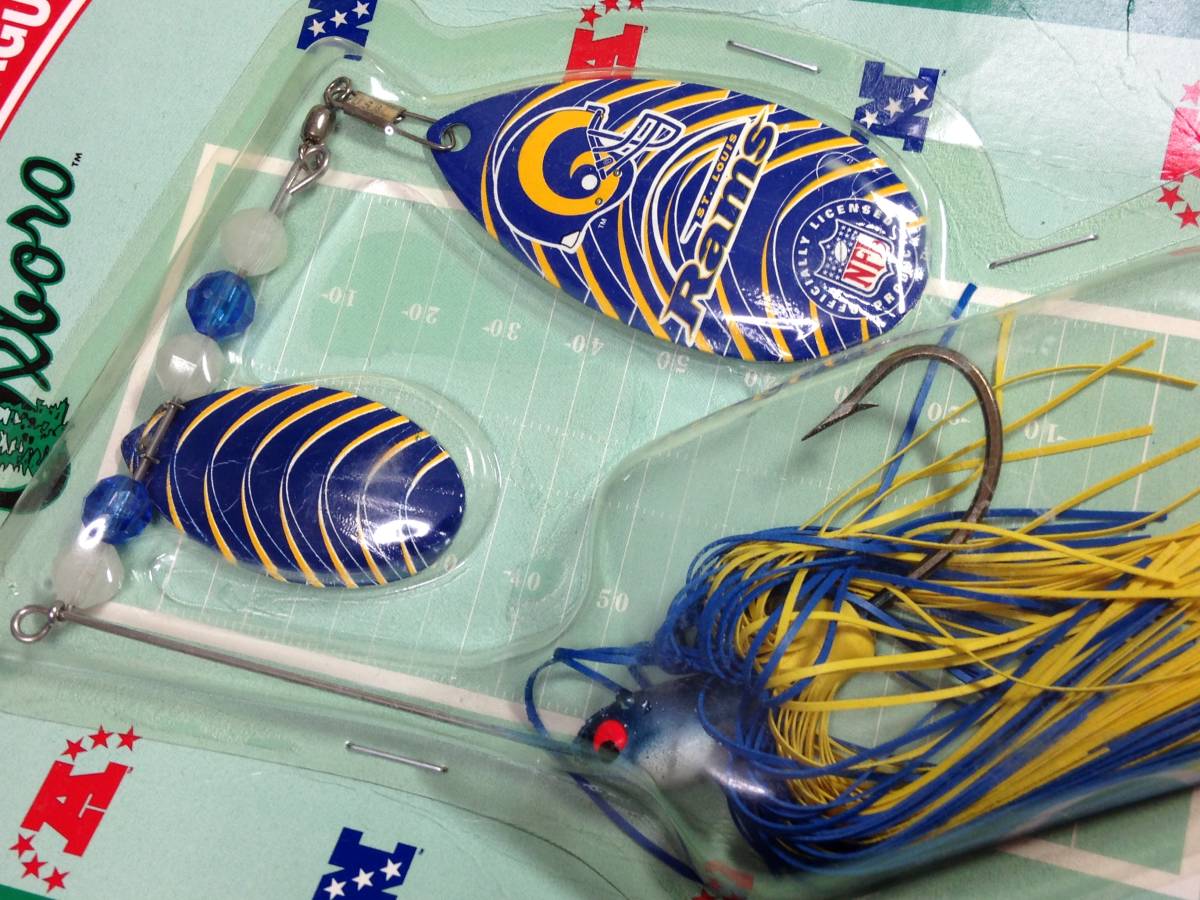 ★OXBORO★ オックスボロ タンデム スピナーベイト NFL RAMS セントルイス・ラムズ #21-356拍卖