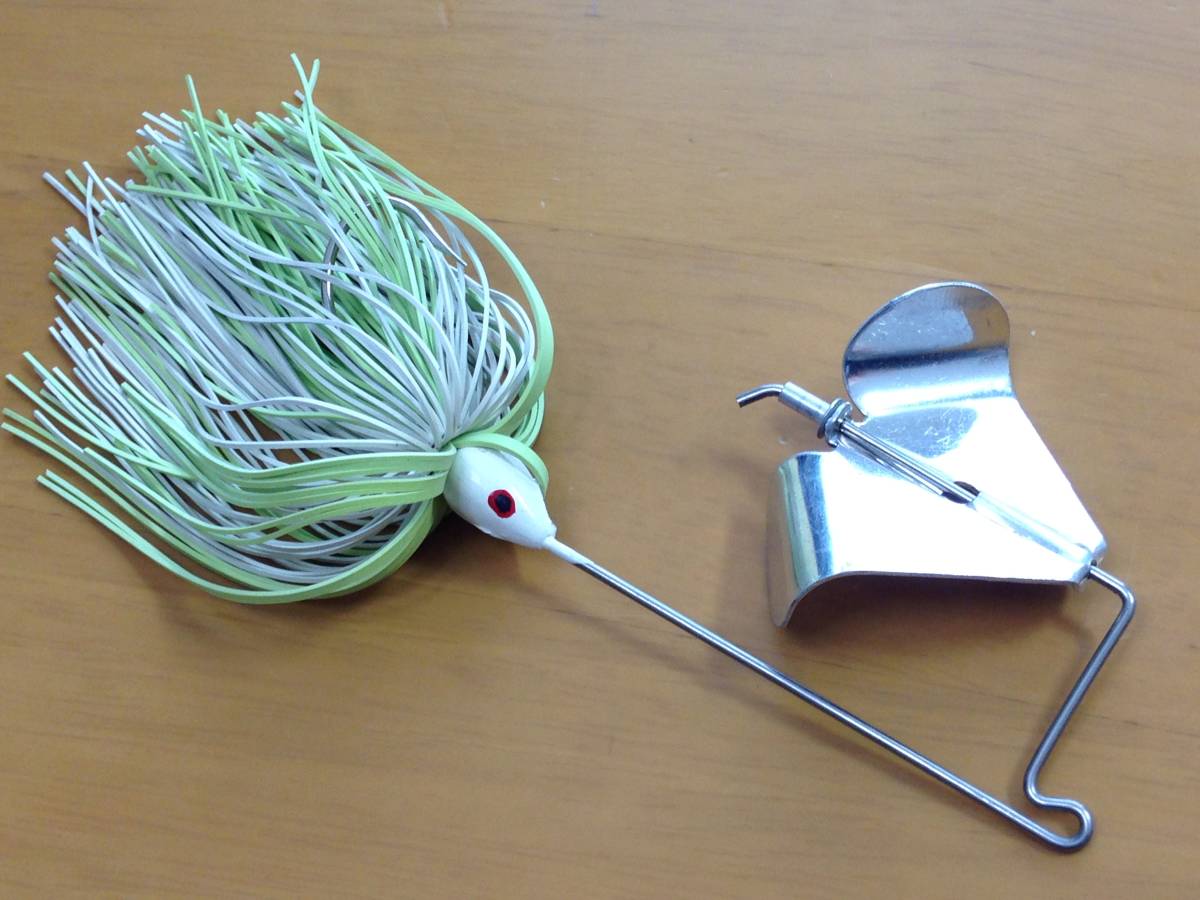 メーカー不明 バズベイト 14g ホワイトグリーン #18-1471拍卖