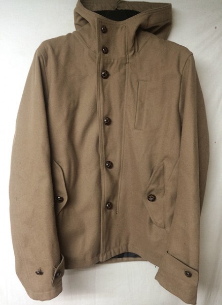 ◆RAGEBLUE レイジブルー◆メルトンハーフコート◆キャメル◆拍卖