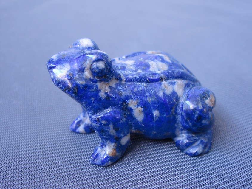 ☆超希少,風水,お守り,極美品,聖石ラピスラズリの好運蛙カエル☆最後一品拍卖