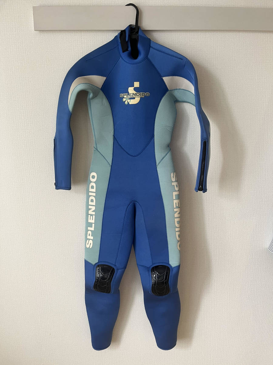 ★★値下げ♪ ダイビング ウエットスーツ 青水色 スプレンディッド 中古拍卖