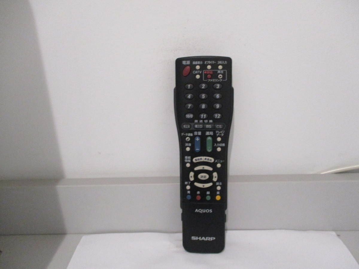 シャープ テレビリモコン GA560WJSB拍卖