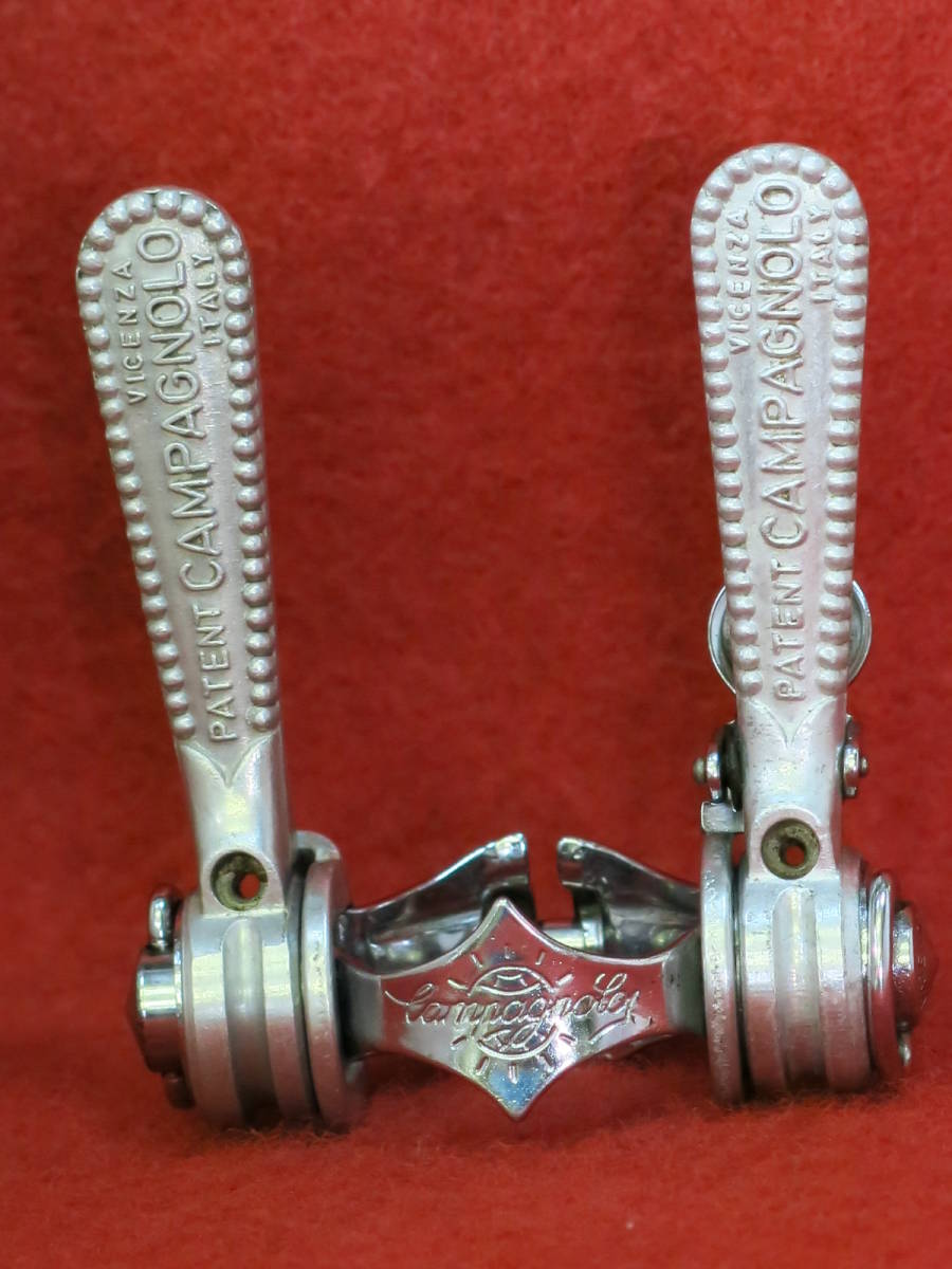 SL-10038- 13882 カンパCampagnolo チェーンレストレバー付 ダブル・シフトレバー 中古拍卖