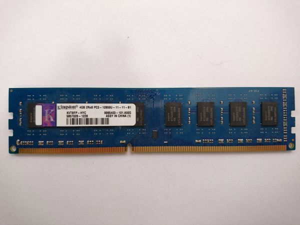 中古品★Kingston メモリ 4GB 2Rx8 PC3-12800U-11-11-B1★4G×1枚 計4GB拍卖
