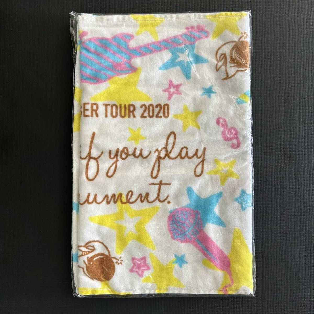 新品☆楽器を弾いたらサヨウナラ フェイスタオル【2020年 ゴールデンボンバー 鬼龍院翔 喜矢武豊 歌広場淳 樽美酒研二 グッズ】拍卖