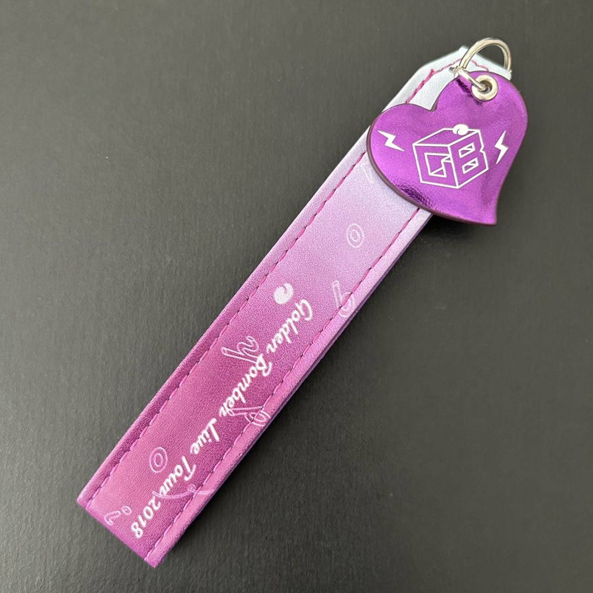 スマホリングストラップ☆紫【2018年 ゴールデンボンバー 歌広場淳 ロボヒップ グッズ キーホルダー 欠品あり】拍卖