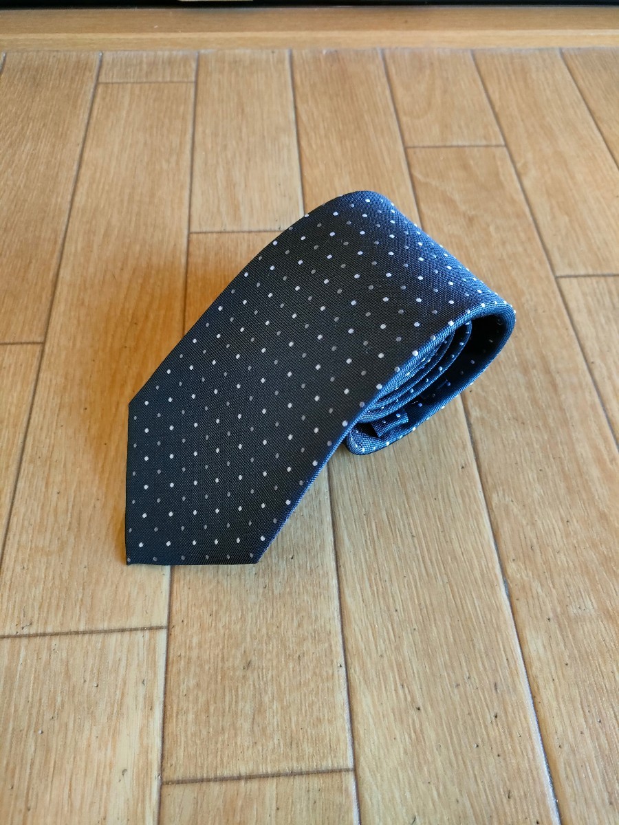 ザ・スーツカンパニー グレー ドット ネクタイ THE SUIT COMPANY Gray Dot Tie 成人式 結婚式 二次会拍卖