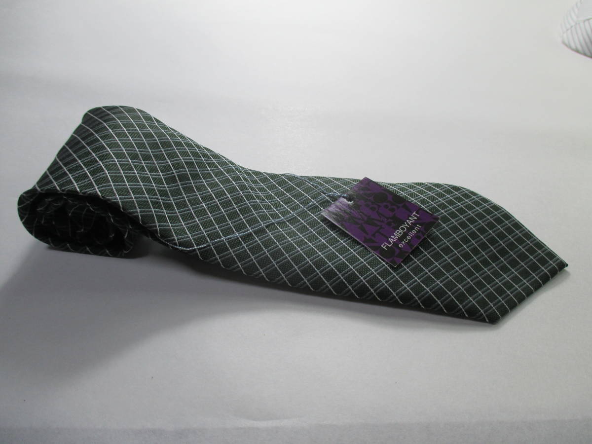◇フラムボイアント FLAMBOYANT◇新品・未使用◇タグ付き◇格子柄・緑色系◇第30弾ブランドがいっぱい◇30-225◇拍卖