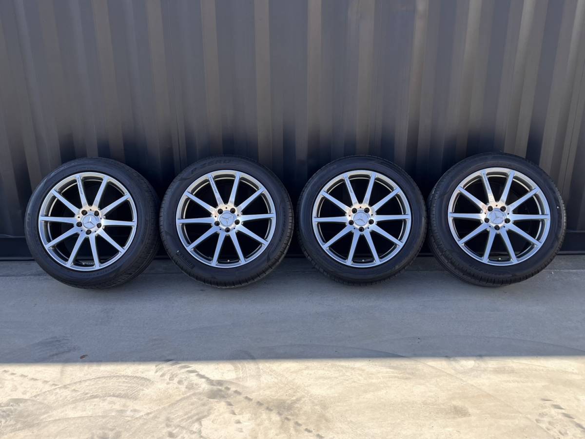 a82 中古 メルセデスベンツ Sクラス W222 純正 AMG 9.5J/8.5J 19インチ ET39 PCD112 255/45 285/40 A222 401 0200/A222 401 0300拍卖