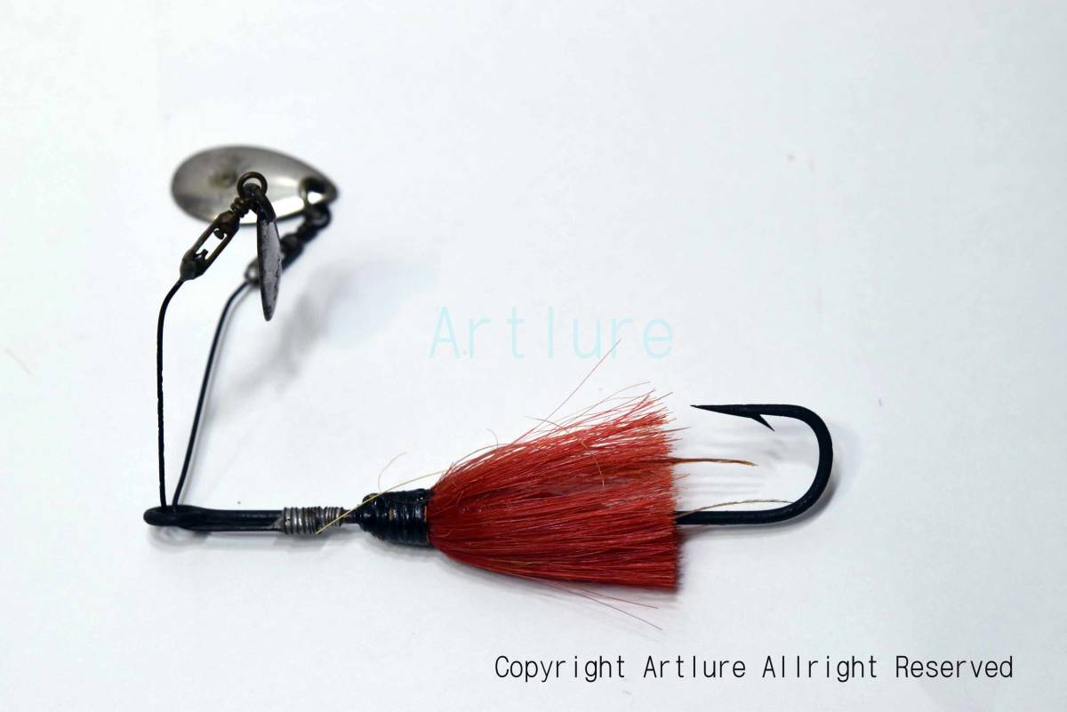 VINTAGE RARE METAL LURE,BACKTAIL SHANNON TWIN SPINNER 希少蒐集家向けヴィンテージメタルルアー、ZA143-86オールドルアー、拍卖