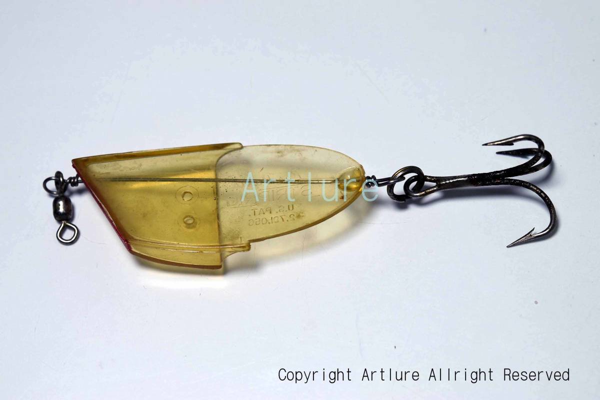 VINTAGE RARE METAL LURE,LAS DAVIS STRIP RIG USA PAT 希少蒐集家向けヴィンテージメタルルアー7109-207、オールドルアー、拍卖