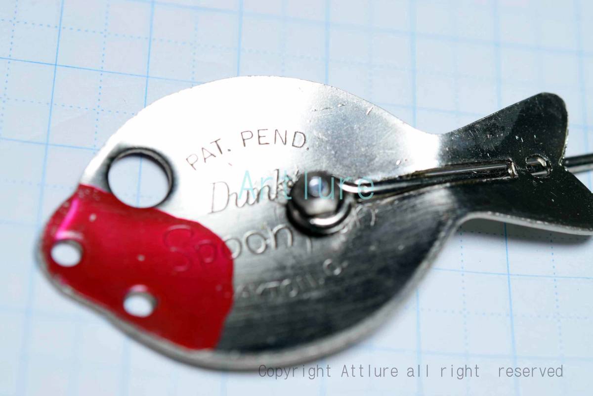 VINTAGE RARE METAL LURE, DANK SPOON 希少蒐集家向けヴィンテージメタルルアー、4189-130 オールドルアー、拍卖