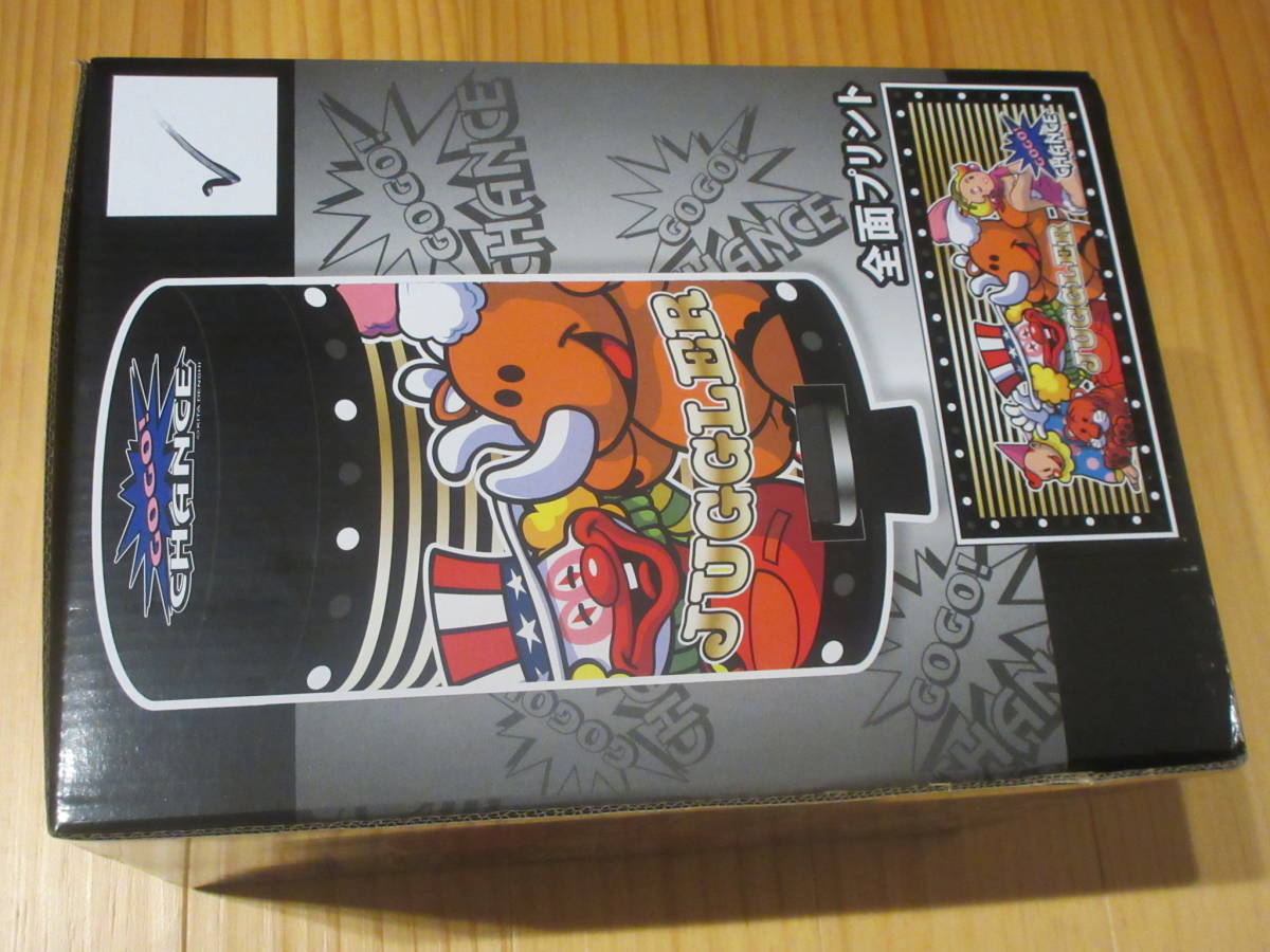 ◆ジャグラー ダストボックス BIG ブラック 黒 ビッグ ゴミ箱 内ペール付き スロット キャラクター レア 希少◆新品未開封拍卖
