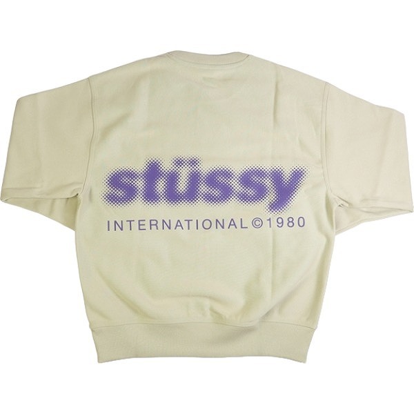 STUSSY ステューシー 23AW BLUR CREW Khaki クルーネックスウェット カーキ Size 【L】 【新古品・未使用品】 20781037拍卖